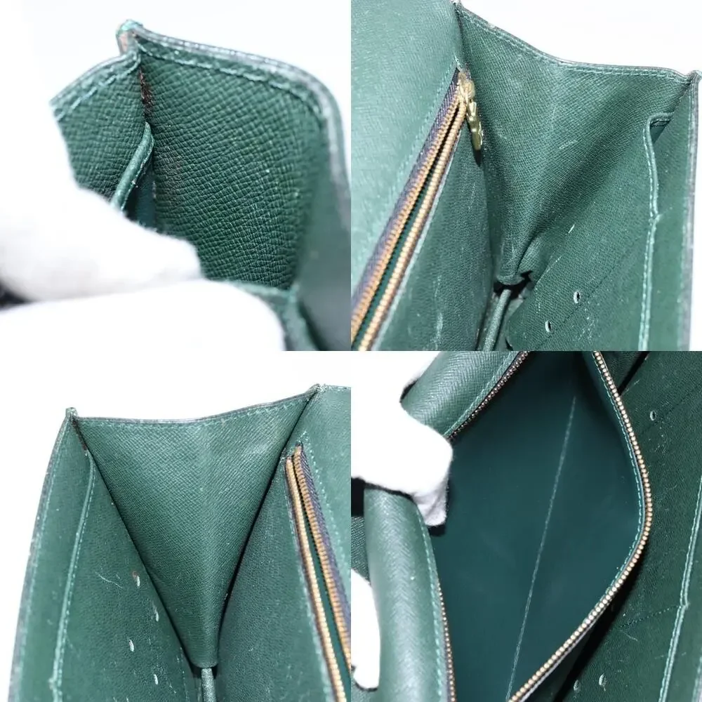 Louis Vuitton Taiga Pochette Kourad Clutch Bag Epicea Green